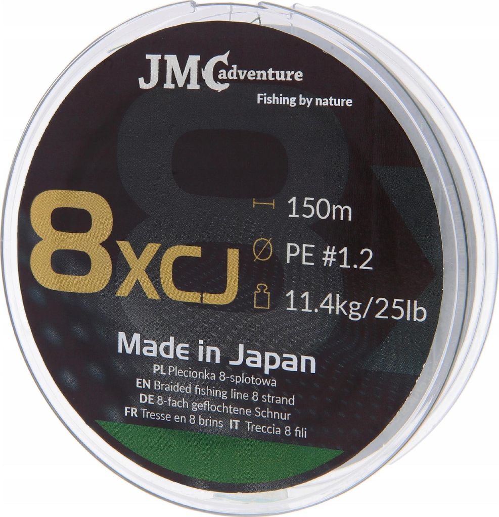 JMC ADVENTURE grün Japanisch geflochten Schnur PE 1.2 150m 24 lb