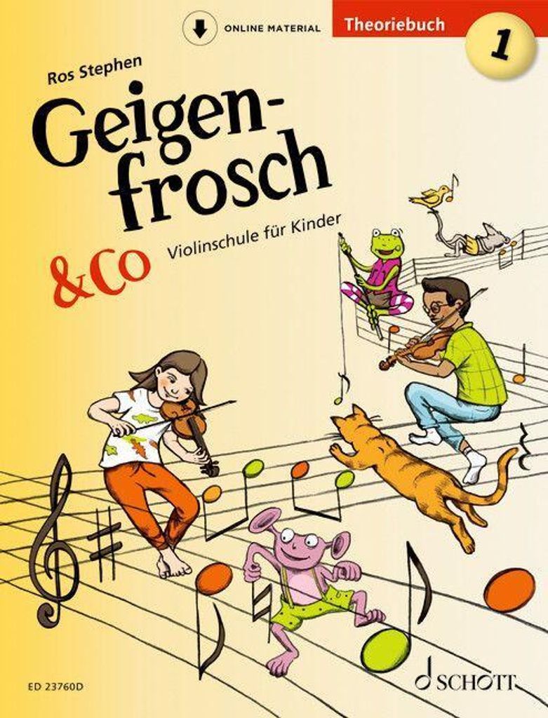 Geigenfrosch & Co: Theoriebuch 1