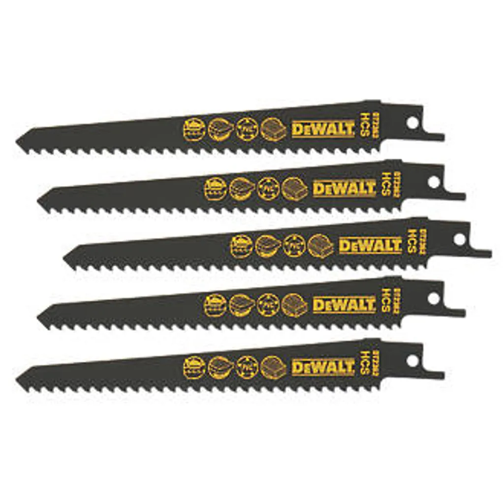 DEWALT DT2362-QZ Lame Sega a Gattuccio HCS 152mm Legno - Stock 5pz - 1