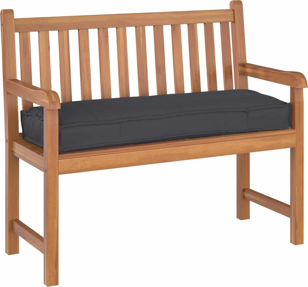 vidaXL Kissen Schwarz 120 x 40 x 8 cm Oxford-Stoff