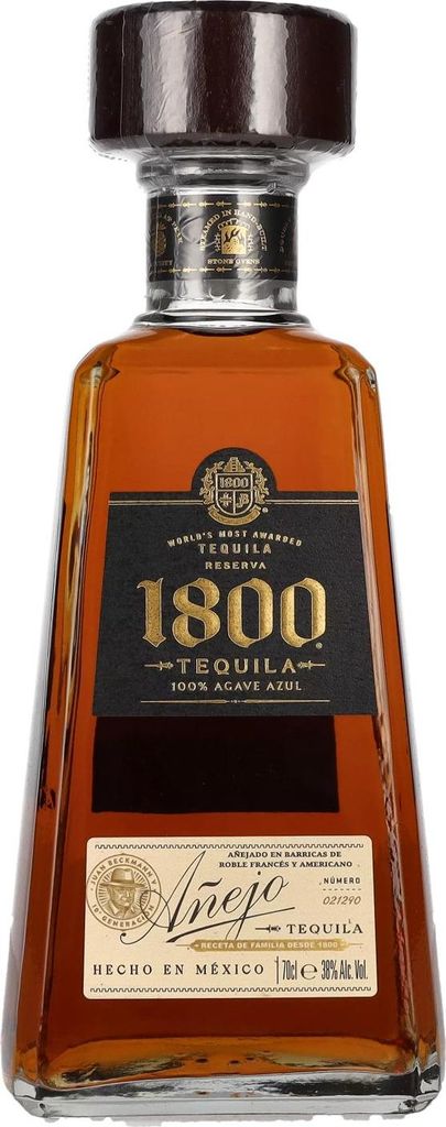 1800 Tequila Reserva AÑEJO 100% Agave 38% Vol. 0,7l Image du produit 
