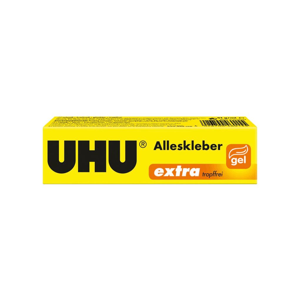 UHU UH46015, Gél, RoHS, REACH, CE, 43 g, Visiaca škatuľa, 1 Obrázok produktu 