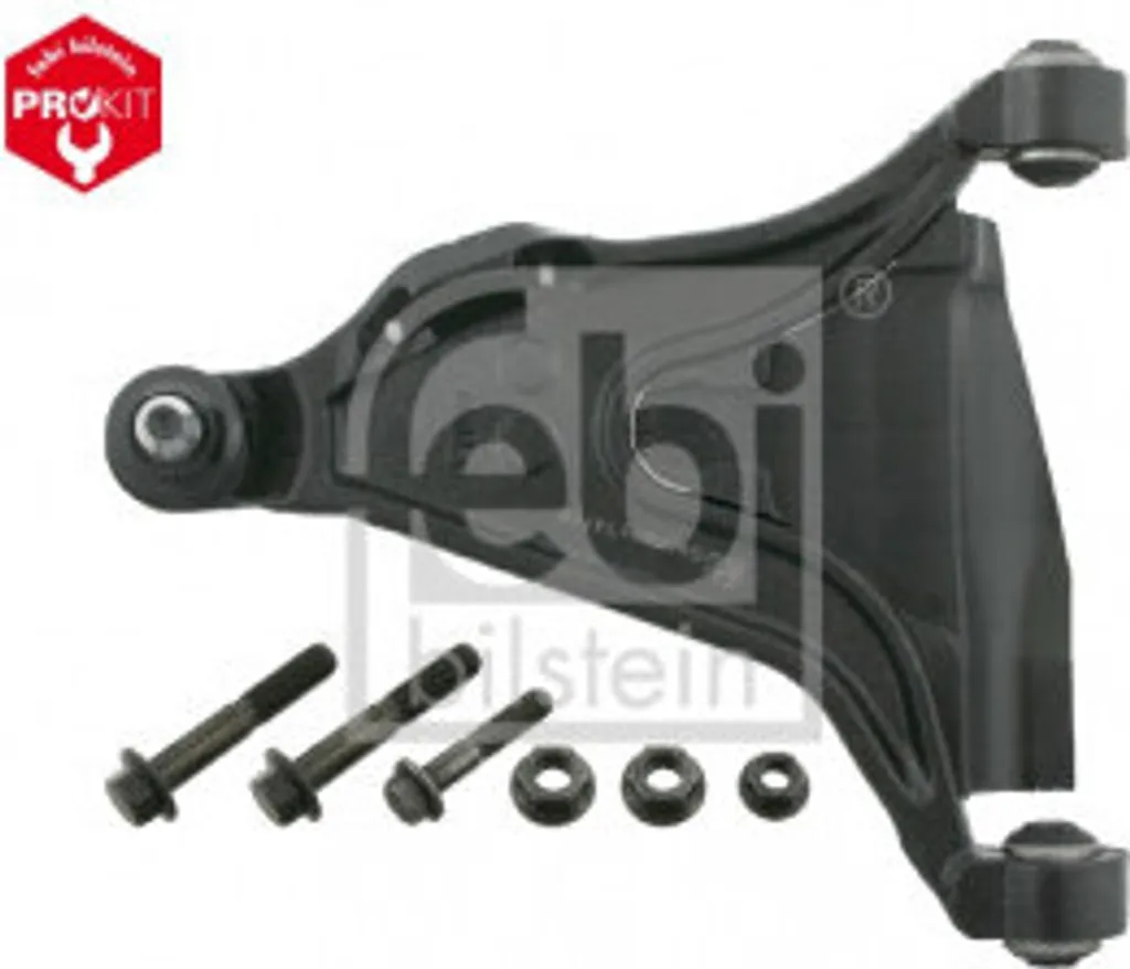 Bras de suspension en acier moulé FEBI 14759 avec rotule pour Volvo