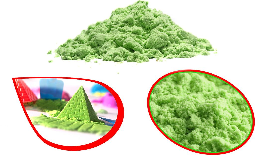 SpaceSand Magický tekutý piesok 1000g zelený Obrázok produktu 
