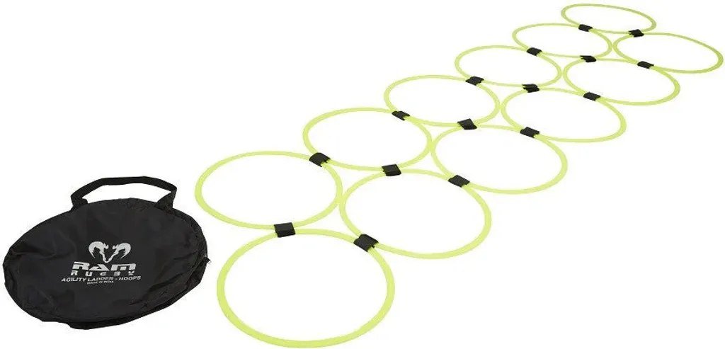 Améliorez vos appuis avec l'échelle de vitesse 12 Hoops 50 cm anti-chute