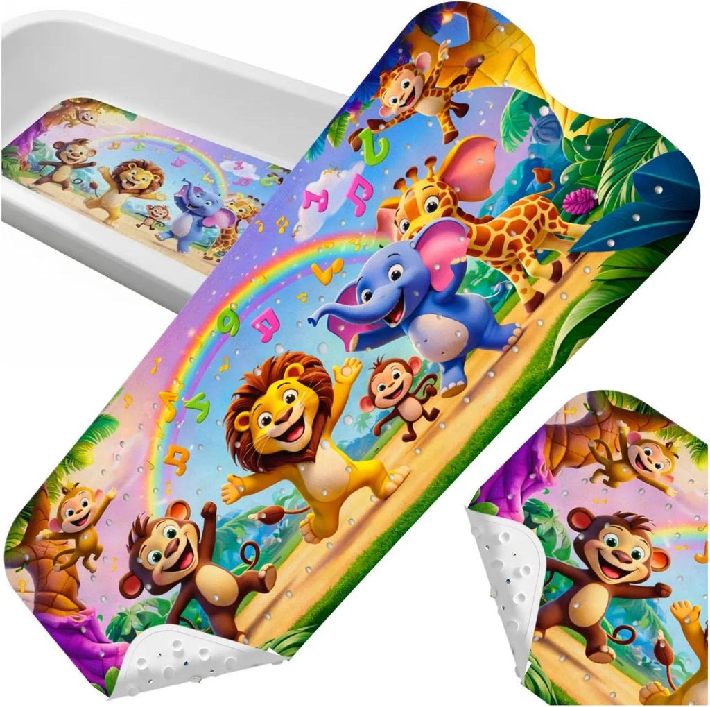 Tappetino antiscivolo per vasca da bagno per bambini, 100 x Immagine del prodotto 