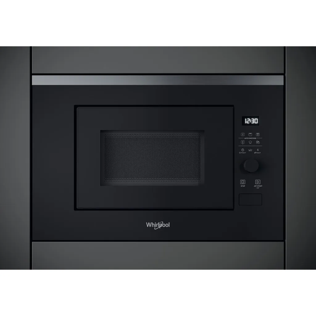 Micro-ondes gril encastrable Whirlpool WMF201G de 20 litres noir