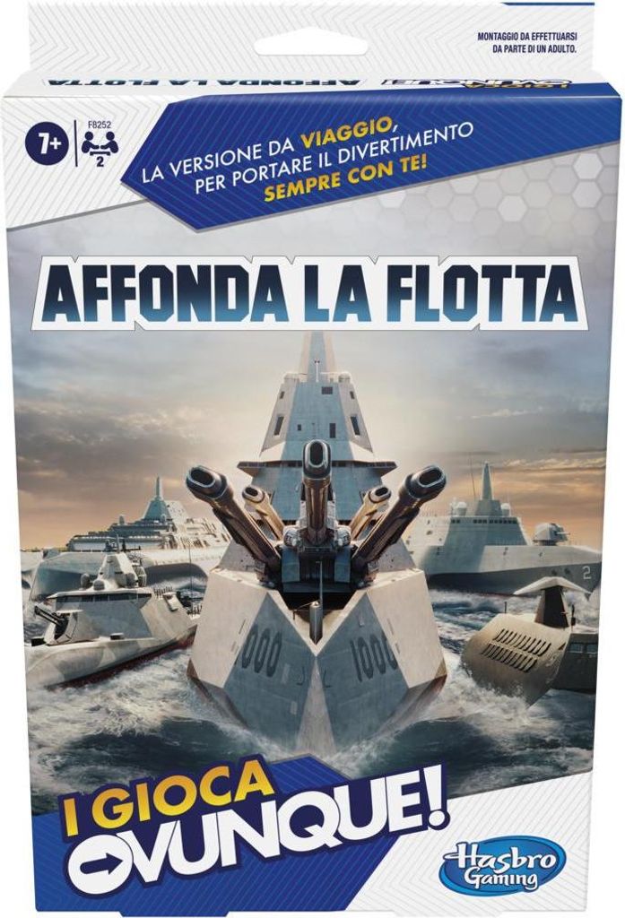 Hasbro Gaming Battleship Grab & Go Brettspiel Strategie Produktbild 