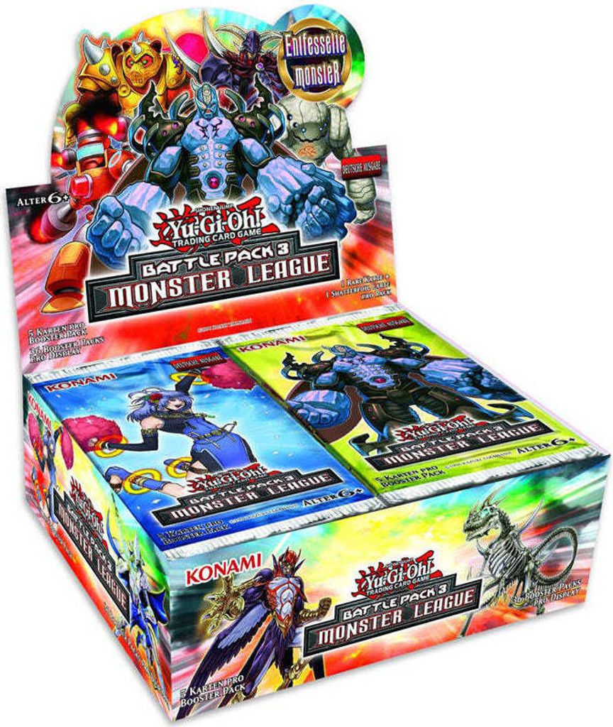 Yu Gi Oh! Monster League Battle Pack 3 Display (36 Booster) Immagine del prodotto 