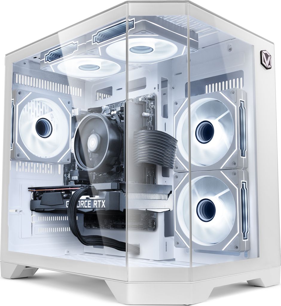 Vibox Gaming PC - AMD Ryzen 5 5500 4,2 GHz - Nvidia RTX 3050 6 GB - 16 GB RAM - 500 GB SSD - Windows 11 - WiFi 6 + Bluetooth 5.4