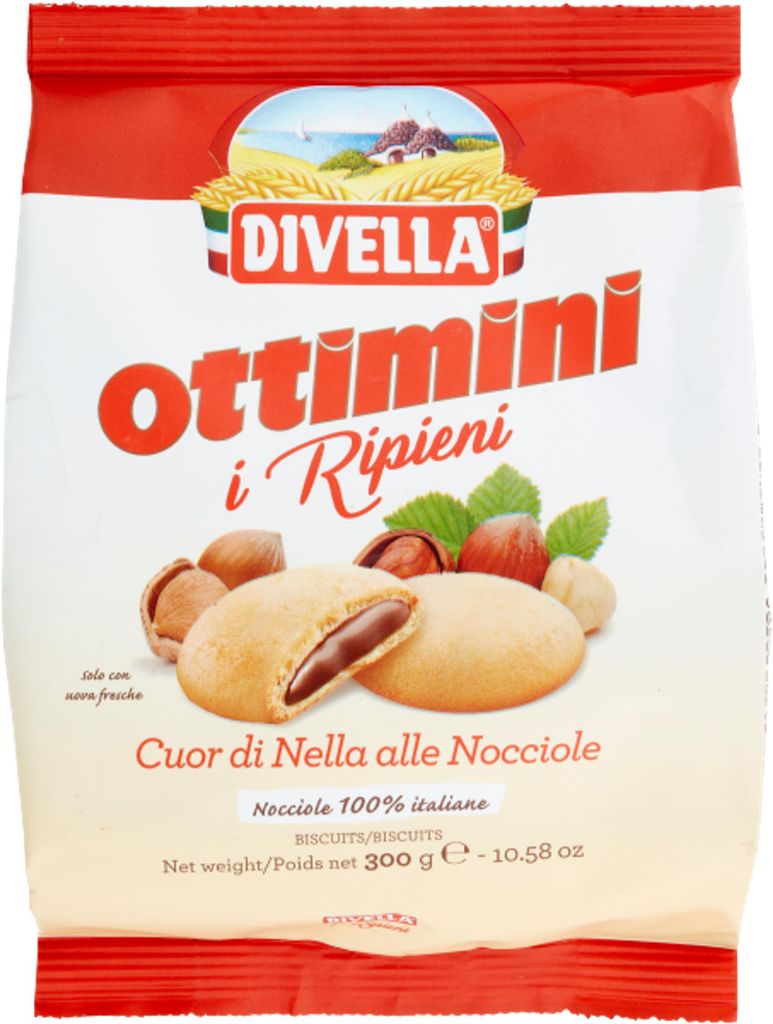 Ciastka Divella z kremem orzechowym 300 g Zdjęcie produktu 