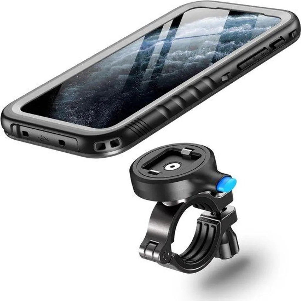 Support Mobile Vélo Étanche Anti-vibration avec Rotation 360 pour iPhone
