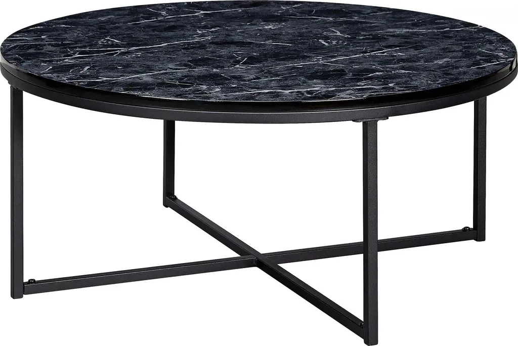 Table console effet marbre Wohnling 80x36 cm pour entrée moderne - 6