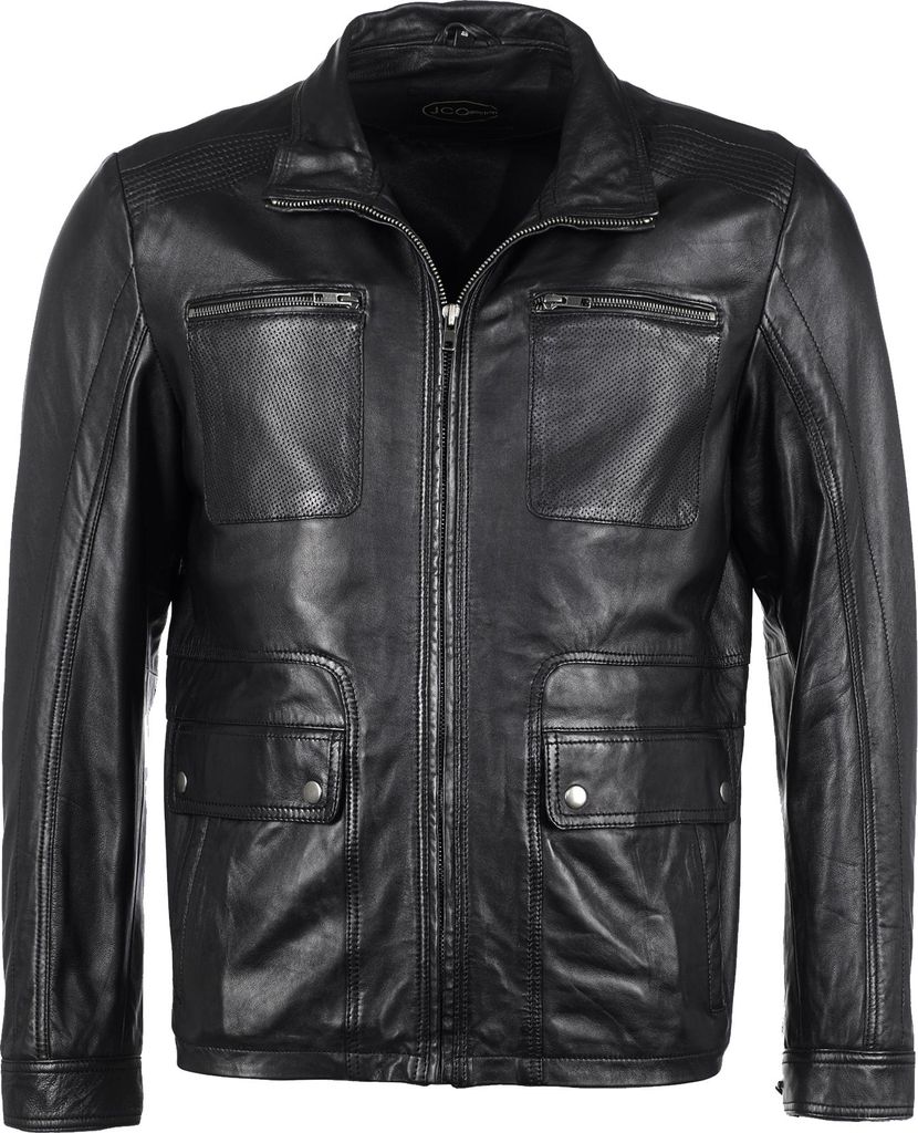 JCC Lederjacke 402293 Herren black 46