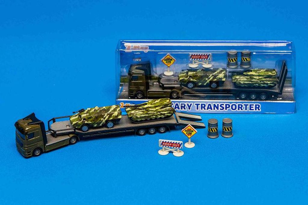 trasporto militare pressofuso 24 cm 7 pezzi Immagine del prodotto 