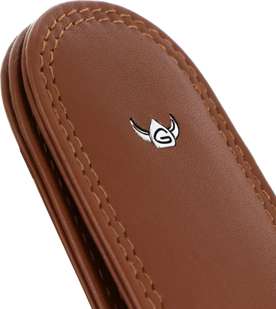 Golden Head 1950 Fermasoldi Polo Cognac - Accessorio Business Uomo - 3