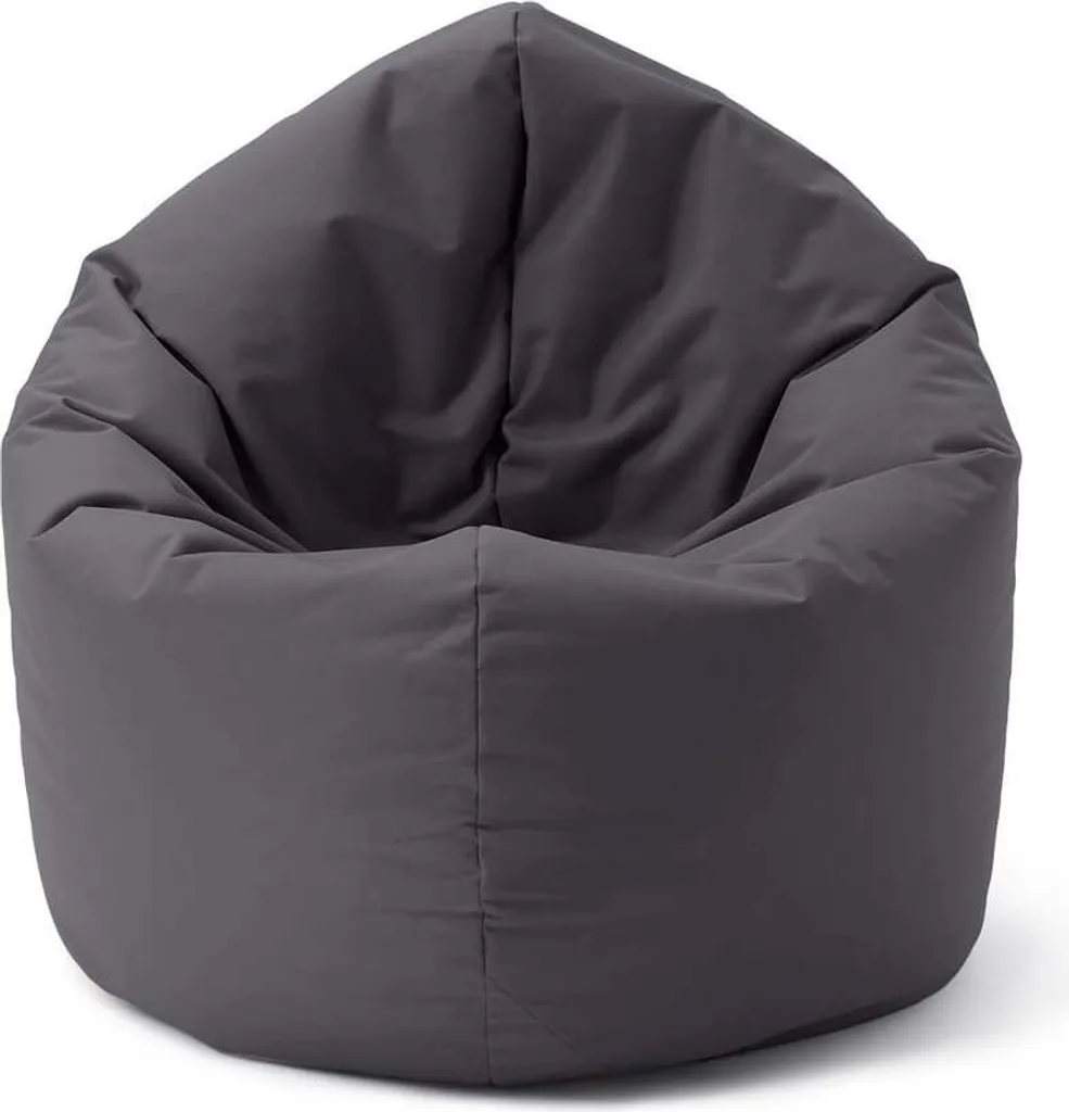 LUMALAND Sitzsack Drops 300L Anthrazit - Pouf poire intérieur et extérieur