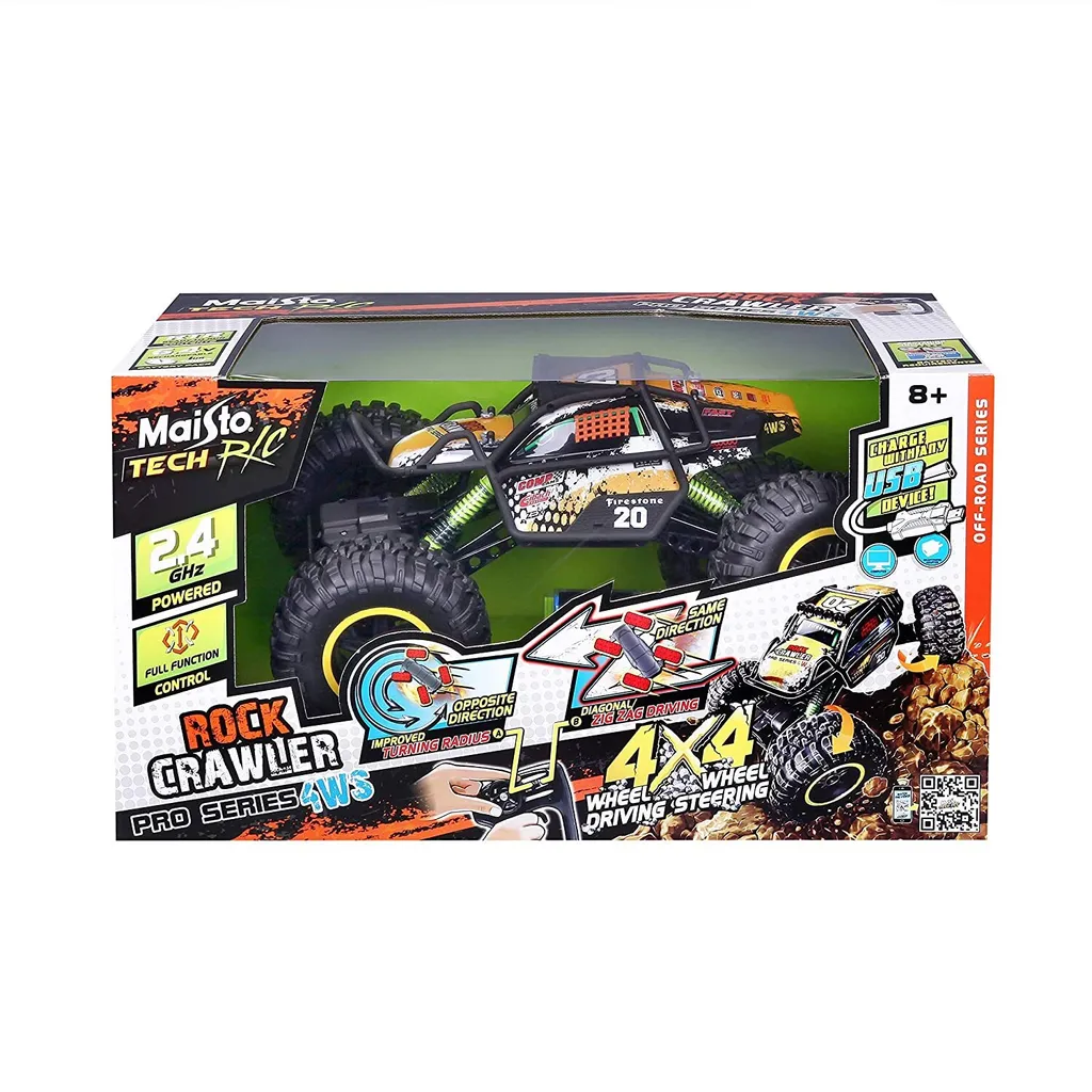 Rock Crawler Pro 37cm : Voiture télécommandée avec suspensions articulées - 6