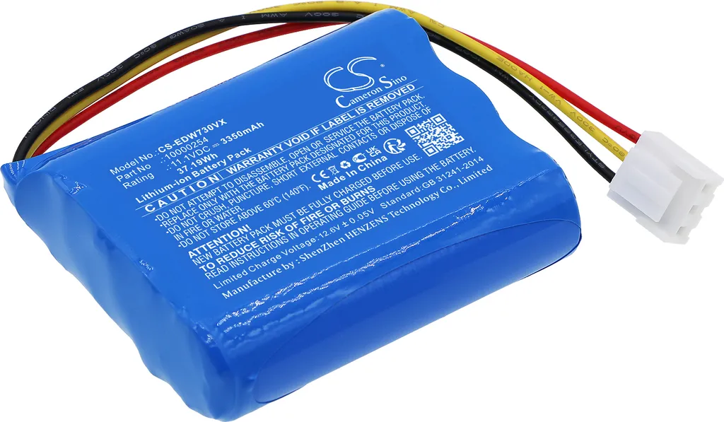 Batterie de Rechange pour Robot Lave-Vitre Winbot 733 W720 W733 Techtek