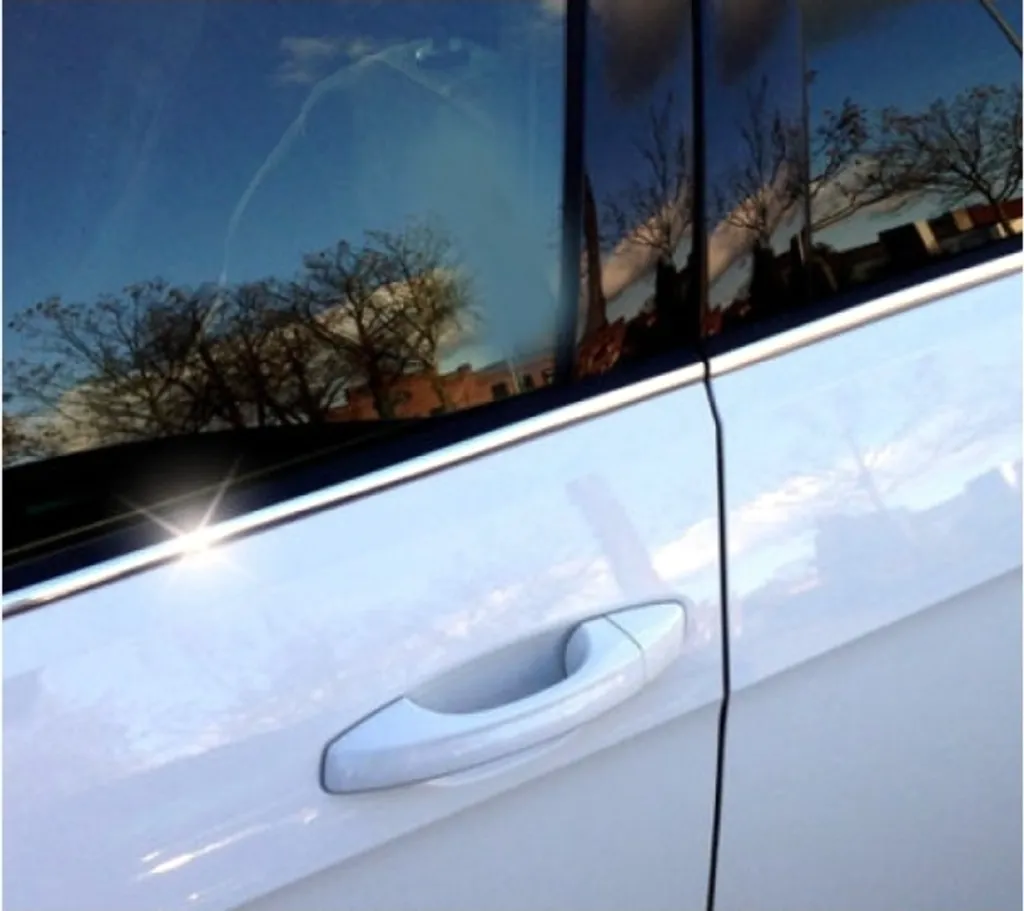 Moulure de fenêtre Passat 3C B6 2005-2010 en finition chrome brillant