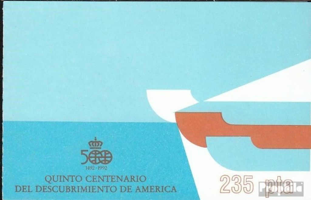 Briefmarken Spanien 1987 Mi MH5 (kompl.Ausg.) postfrisch Entdeckung Amerikas