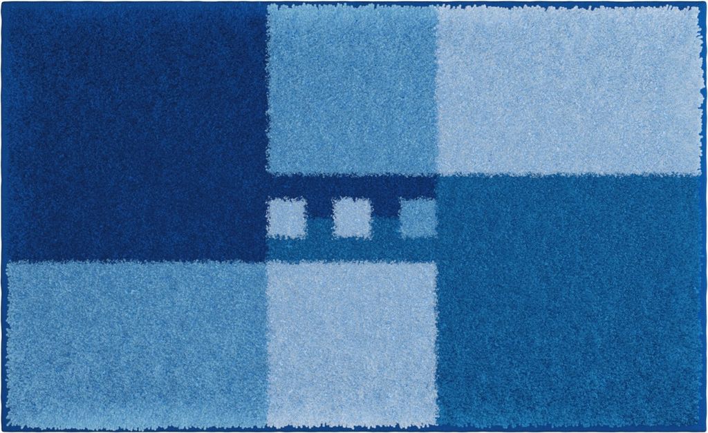 MERKUR Badteppich 50x80cm blau