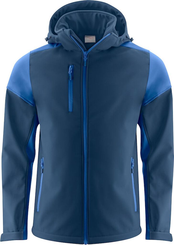 Printer Prime Softshell Jacke Herren navy/cobalt - Größe XL