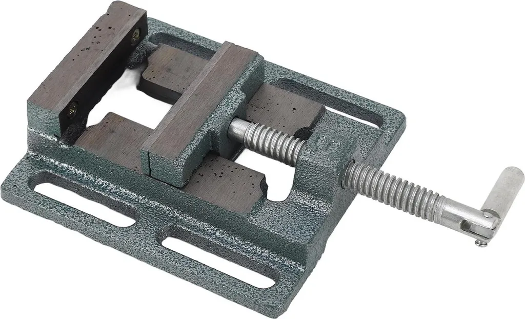 Fixation précise pour perceuse à colonne : étau d'établi 3 pouces