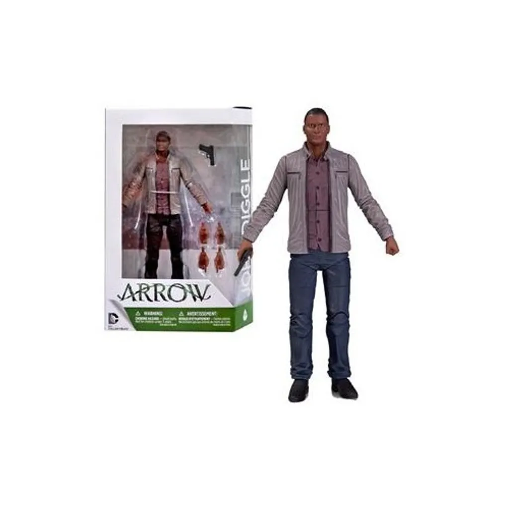 Figurine John Diggle Arrow 17cm pour Décoration Geek et Collection DC