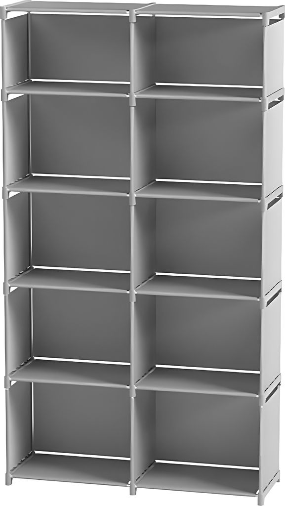 10 Wuerfel-Aufbewahrungsregale, Schrank-Organizer, Aufbewahrungsschrank-Regal, wasserdichter Vliesstoff, multifunktionales Buecherregal, Buecherreg...