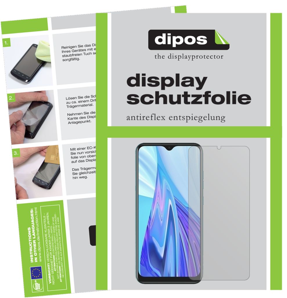 5x Schutzfolie für Hisense F30s matt Displayschutzfolie Folie Display Schutz dipos