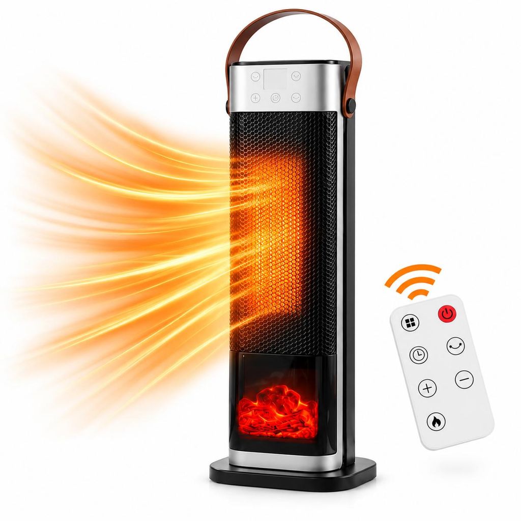 2000W PTC keramische verwarming met 3D-vlammeffect, 3 Productafbeelding 