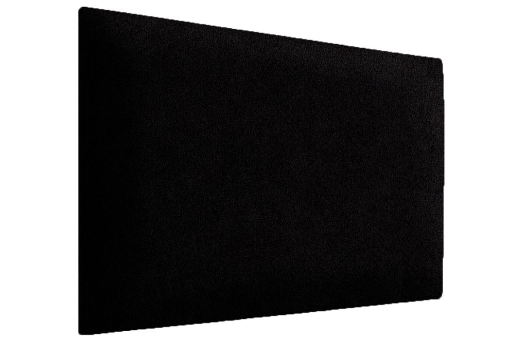 Wandpaneele 3D 60x30 cm gepolstert – mit weicher Füllung, Farbe Schwarz