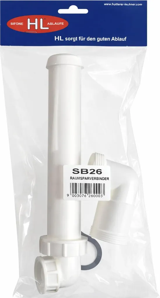 Hutterer & Lechner HLSB26 Raccordo Salvaspazio DN40 x 6/4 pollici