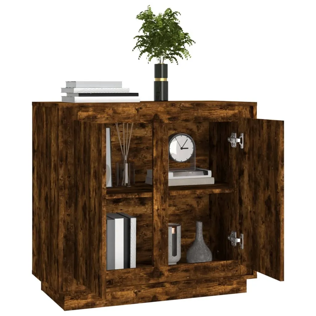 Offerta Credenza vidaXL Rovere Fumé 80x34x75 | Spazio Extra Ora - 5