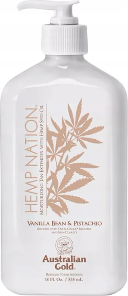Hydratant Corps Après-Soleil Vanille Pistache Hemp Nation : Peau Douce 535ml
