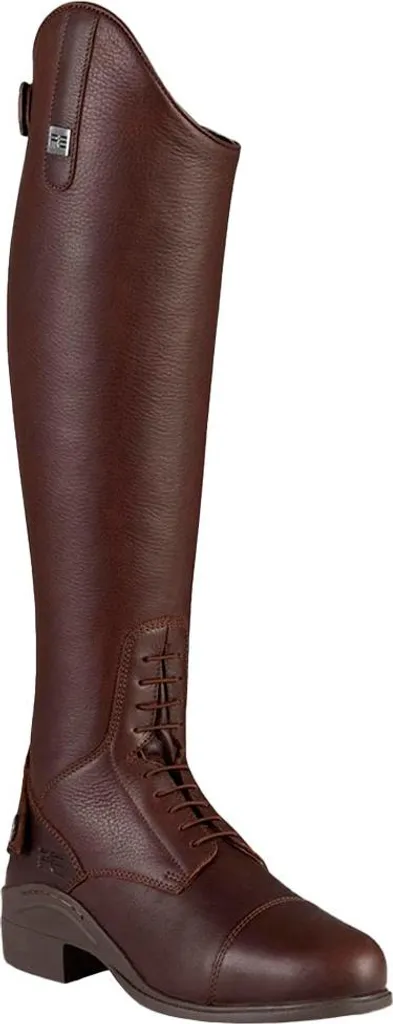 Bottes d'équitation pour concours et entraînement cuir marron T38 EU