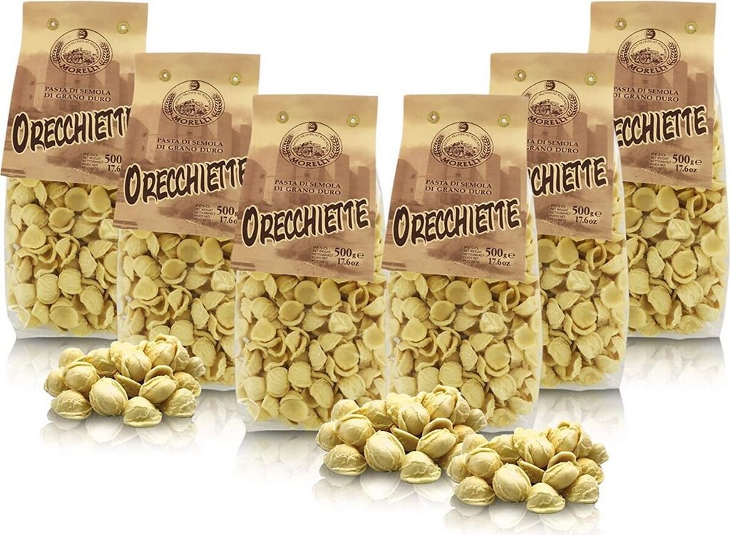 Antico Pastificio Morelli - Typisch italienische Pasta - Orecchiette - 6 x 500 g