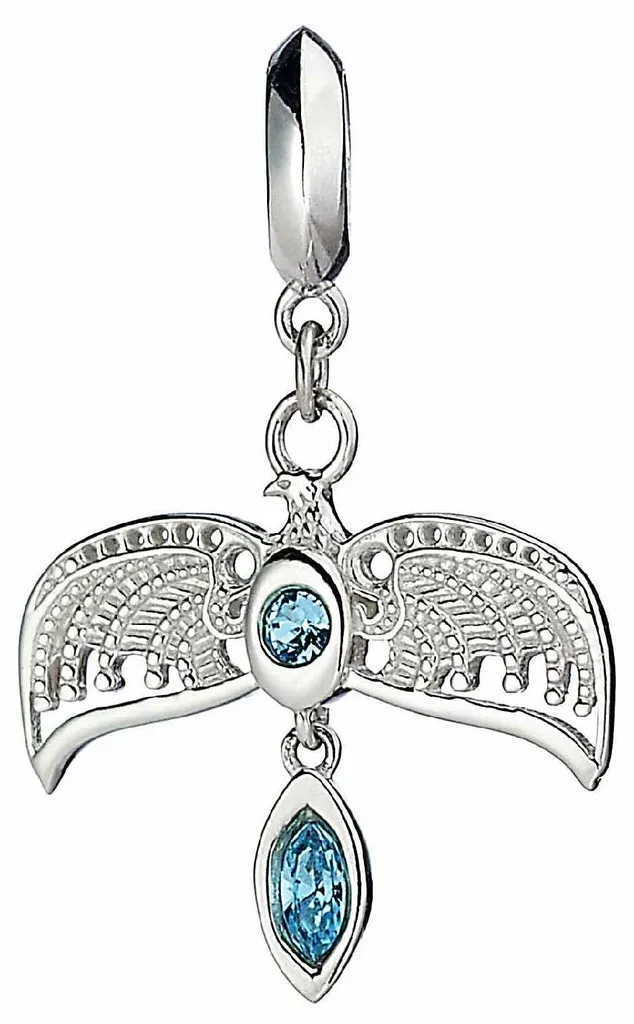 Ravenclaw Diadem Slider Charm Harry Potter en Argent Sterling et Cristaux