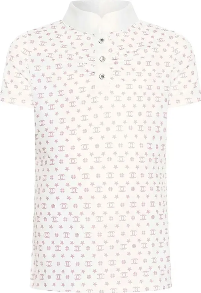 T-shirt sport IRHRoxy blanc rose 152 en maille respirante pour fille