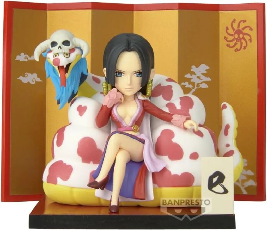 Figurine Boa Hancock 6 cm avec Salome Version Spéciale One Piece WCF