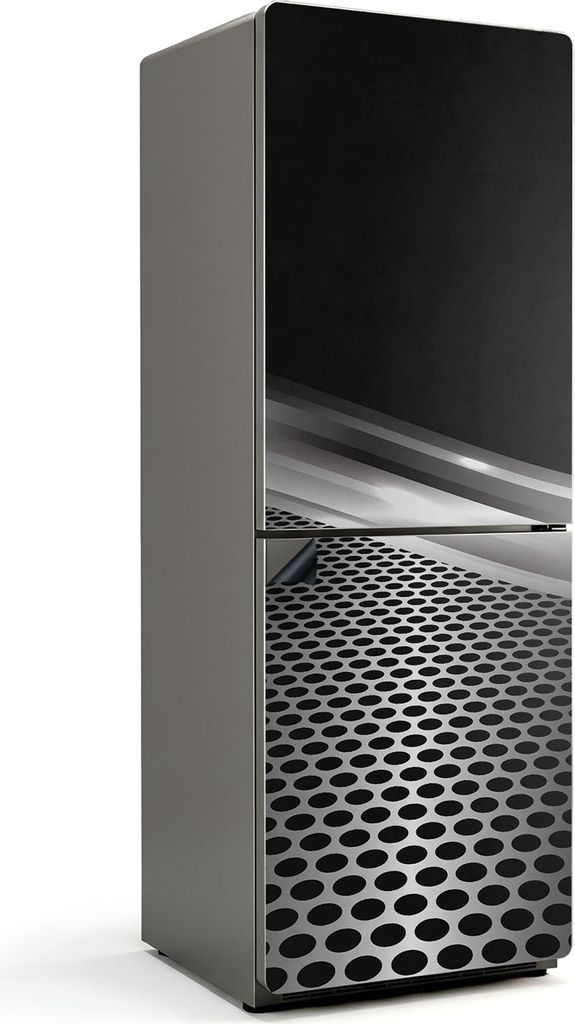 Abstraktes Gittermuster – Magnetische Kühlschrank Abdeckung – Dekorfolie magnetisch Küche – Kühlschrank Magnet Deko – selbstklebende Mag...