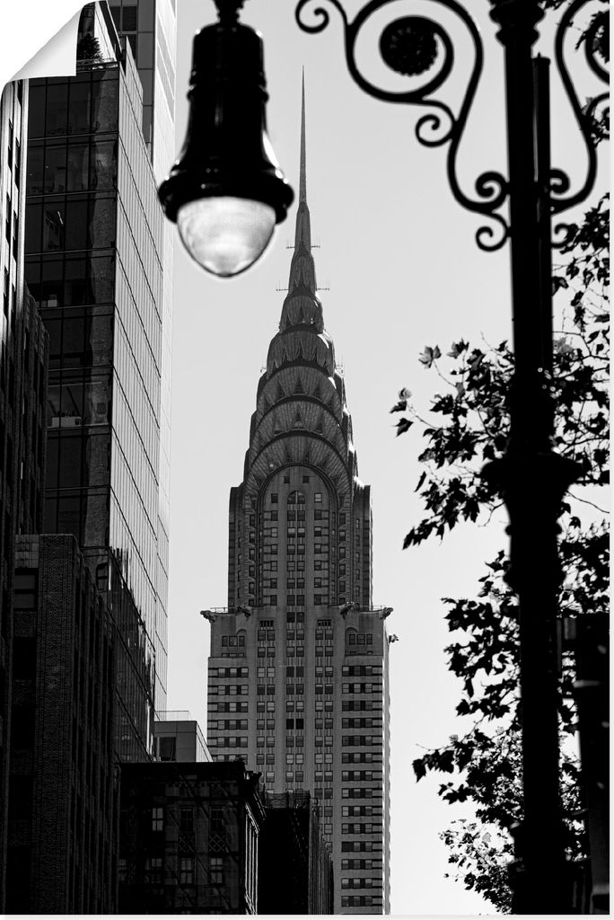 ARTland Poster New York Chrysler Building Größe: 80x120 cm