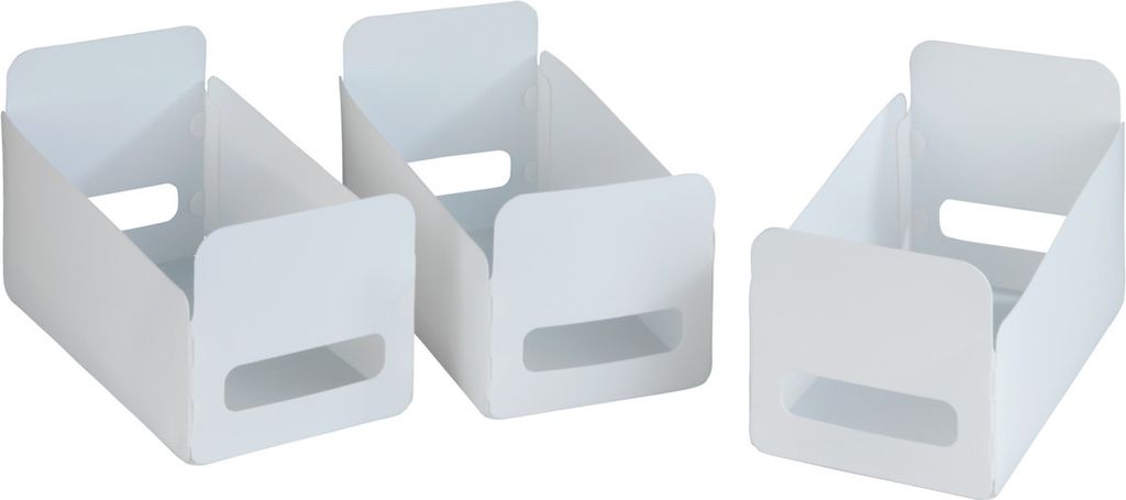 WENKO 3er Set Küchen Organizer Aufbewahrung Box Schubladen Schrank Ordnung Bad