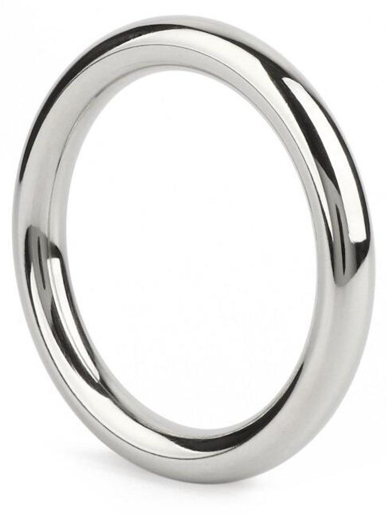 Edelstahl Ring Prinz C-Ring, 6 mm x 40 mm, glatte polierte Oberfläche