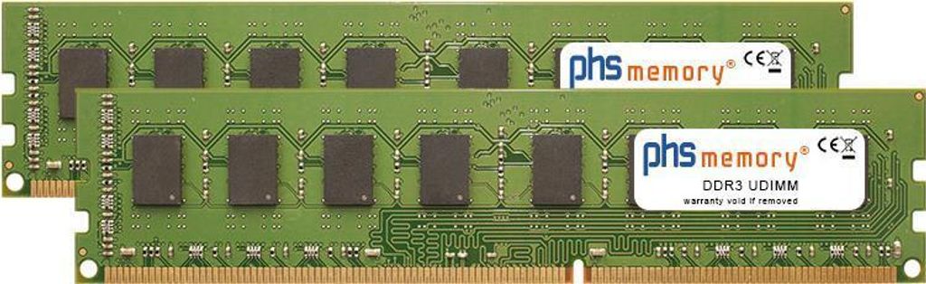PHS-memory 8GB (2x4GB) Kit RAM Speicher für Asus H97M-E DDR3 UDIMM 1600MHz (SP158028)
