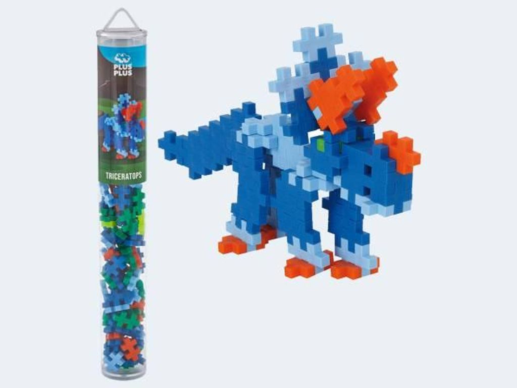 Plus-Plus Triceratops, Bausatz, 3 Jahr(e), 100 Stück(e), 80 g