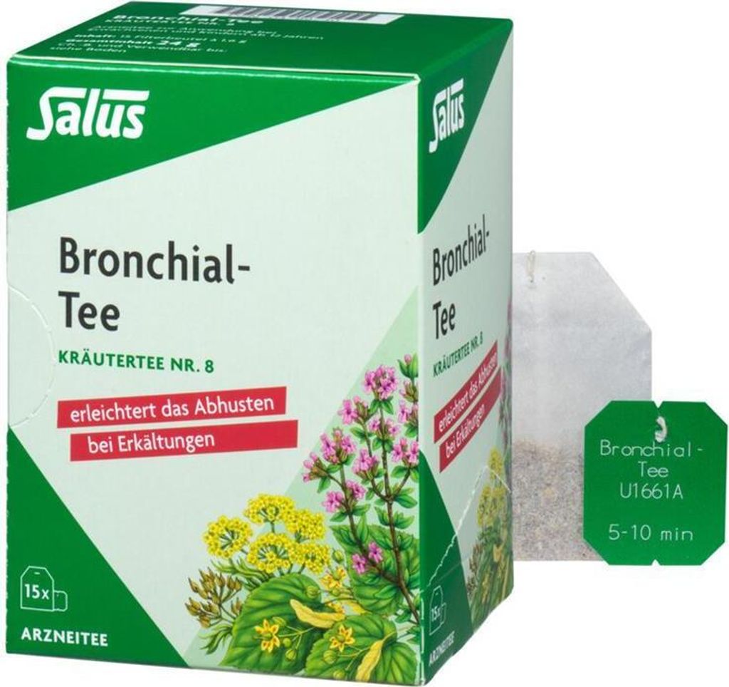 Salus Bronchial-Erkältungs-Tee, Kräutertee Nr. 7a 15 St Produktbild 