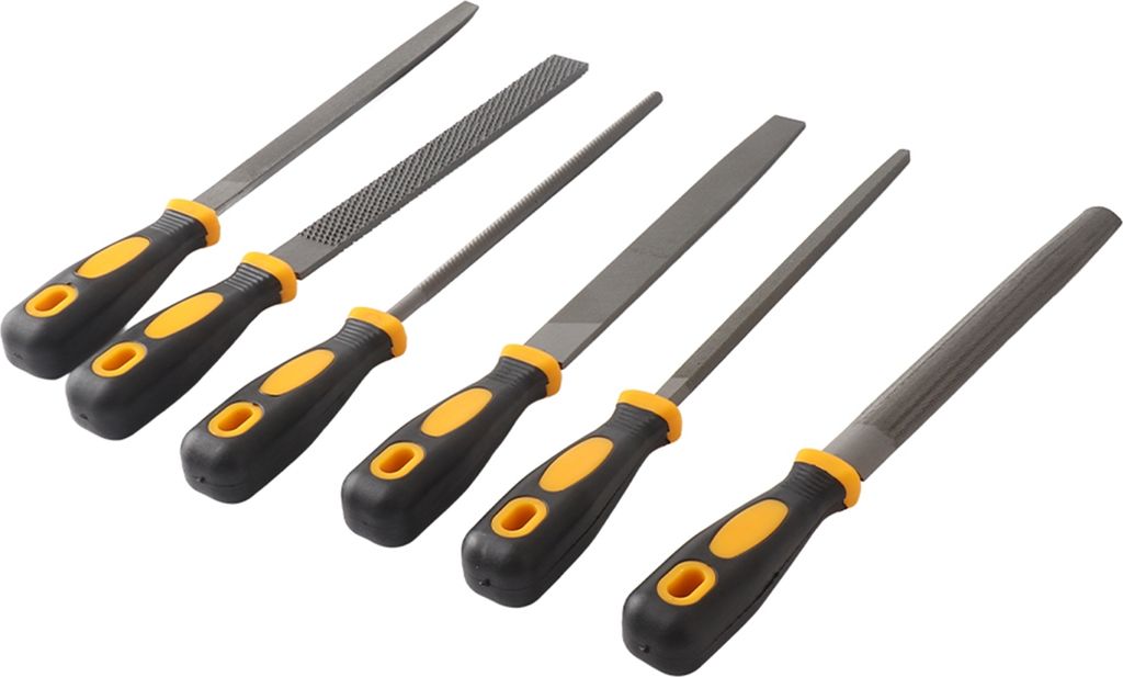 6pcs 8 Zoll Holz Feile Raspel Set High Kohlenstoffstahl Handwerkzeug für Holzarbeiten Metall Glas Keramik