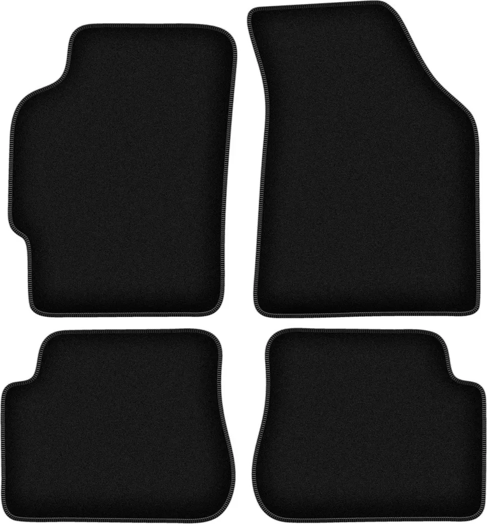 Tappetini Auto Kia Shuma 1997-2004 Berlina Velluto Nero + Fissaggi